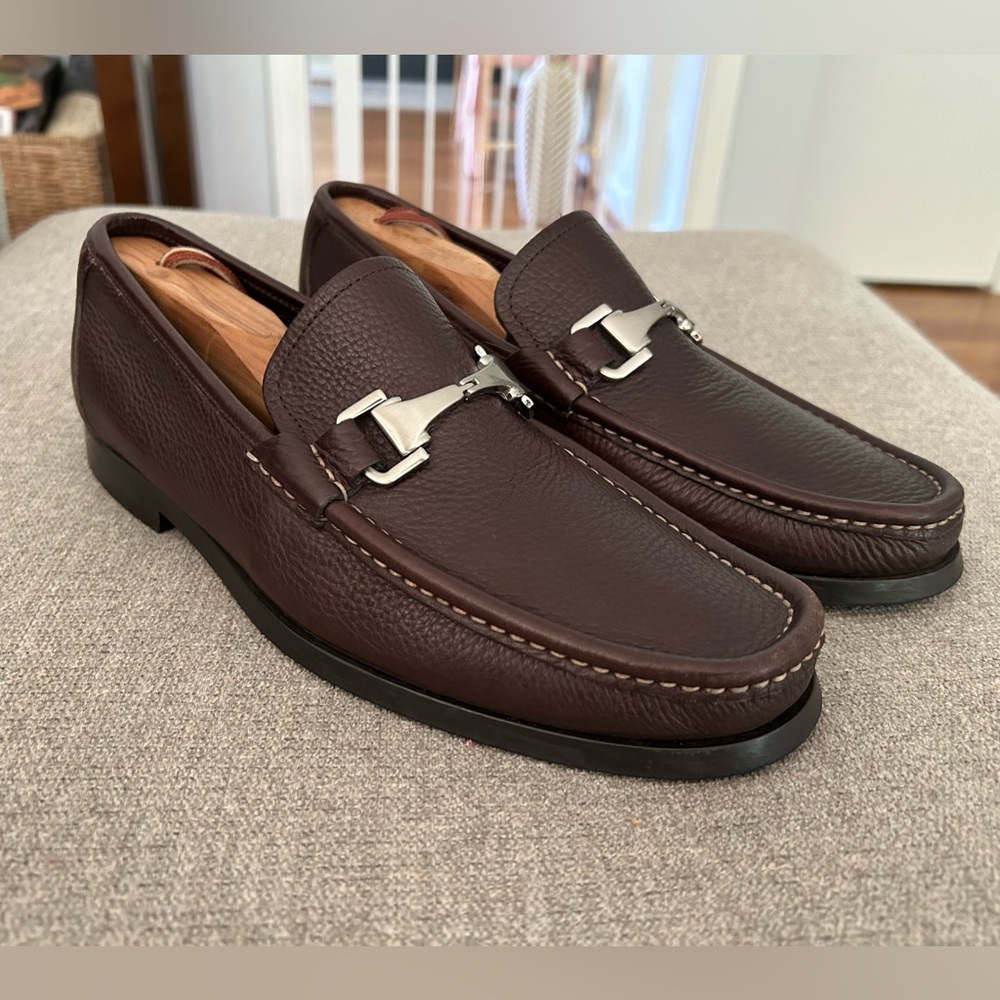 Allen Edmonds Dark Brown Firenze Italian Loafers Mens 8 D
